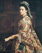 Sir John Everett Millais Vanessa oil painting reproduction